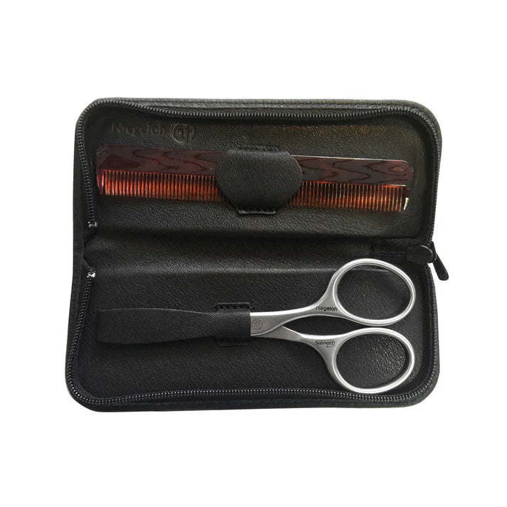 Beard Comb & Scissor Set