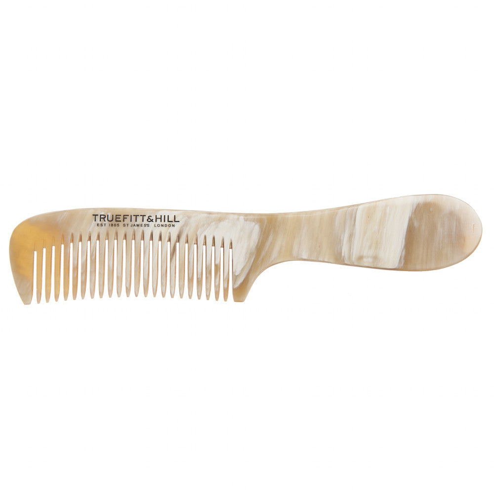 Truefitt & Hill Horn Comb with handle (7.5") - Truefitt & Hill USA