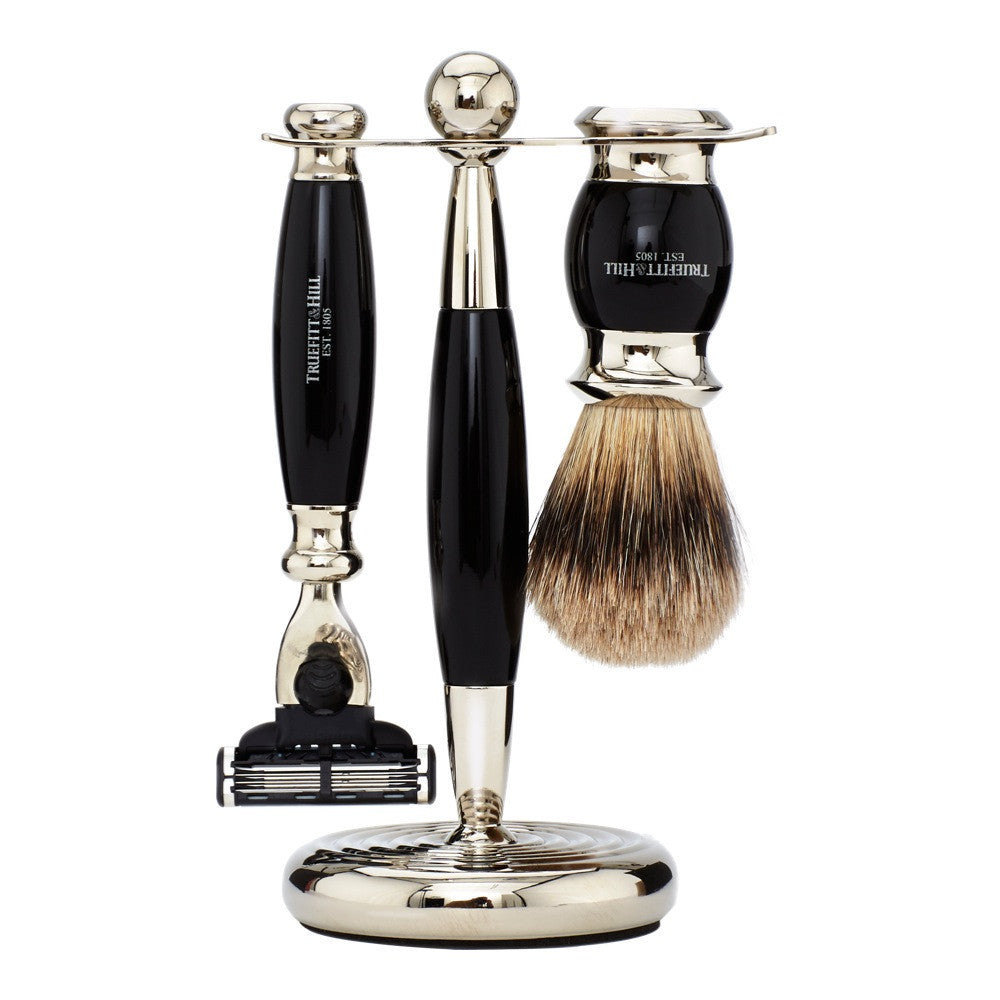 Edwardian Collection - Shaving Brush & Razor Set - Truefitt & Hill US